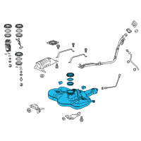 OEM 2016 Honda Fit Tank, Fuel Diagram - 17044-T5R-A00