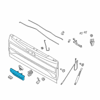 OEM 2019 Ford F-150 Handle Diagram - JL3Z-9943400-KBPTM