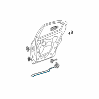 OEM 2002 Dodge Neon Link-Inside Handle To Latch Diagram - 4783528AB