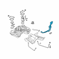 OEM 2016 Ford Focus Filler Pipe Diagram - G1FZ-9034-E