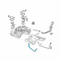 OEM 2017 Ford Focus Tank Strap Diagram - G1FZ-9054-A