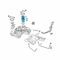 OEM Ford Focus Fuel Pump Diagram - G1FZ-9H307-B