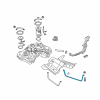 OEM 2017 Ford Focus Tank Strap Diagram - G1FZ-9054-B