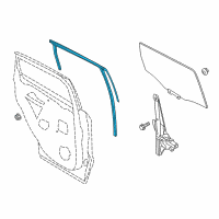 OEM 2018 Ford Escape Run Channel Diagram - GJ5Z-7825767-B