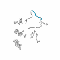 OEM 2008 Lexus RX350 Oil Reservoir To Pump Hose, No.1 Diagram - 44348-0E020