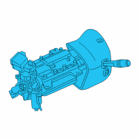 OEM Mercury Marauder Steering Column Diagram - 3W1Z3C529DA