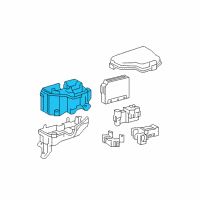 OEM 2012 Toyota Yaris Relay Box Diagram - 82741-52070