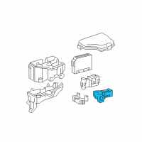 OEM 2015 Toyota Yaris Fuse Holder Diagram - 82631-52010