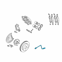 OEM 2007 Dodge Durango Hose-Brake Diagram - 52010491AD