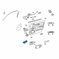 OEM 2006 Lexus GX470 Master Switch Assy, Power Window Regulator Diagram - 84040-60073