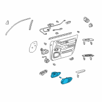 OEM Lexus ES300 Lamp Assembly, Courtesy Diagram - 81310-33010