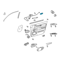 OEM 2003 Lexus GX470 Switch, Seat Memory Diagram - 84927-60030