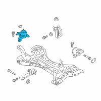 OEM 2015 Kia Optima Engine Bracket Assembly, Front Diagram - 218103V200