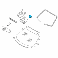 OEM 2014 Infiniti Q50 Sensor Assembly-Rain Diagram - 28535-6725R