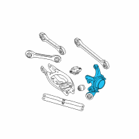 OEM BMW 325i Wheel Carrier, Rear Left Diagram - 33-32-6-774-809