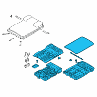 OEM 2011 Nissan Leaf Battery Assembly - Main Diagram - 295B0-3NA8B