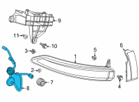 OEM Toyota Venza Socket & Wire Diagram - 81555-48510