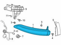 OEM Toyota Venza Lens & Housing Diagram - 81551-48520