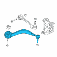 OEM 2022 BMW 330e xDrive TENSION STRUT WITH HYDRAULIC Diagram - 31-10-6-894-668