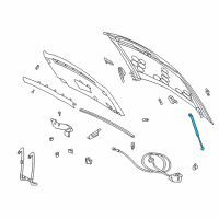 OEM 2003 Buick LeSabre Lift Cylinder Diagram - 25698053