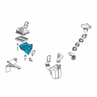 OEM 2009 Kia Spectra Body-Air Cleaner Diagram - 281122F450