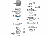 OEM 2019 Chevrolet Camaro Lower Insulator Diagram - 84038517