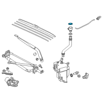 OEM 2015 Toyota Highlander Reservoir Cap Diagram - 85316-0E080