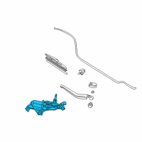 OEM 2009 Toyota Prius Rear Motor Diagram - 85130-47010