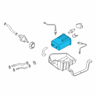 OEM 2005 Kia Amanti Canister Assembly Diagram - 314202D502