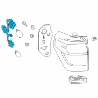 OEM 2019 Toyota 4Runner Socket & Wire Diagram - 81555-35400