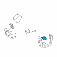 OEM 1990 Dodge B150 Engine Mount Diagram - 52018289