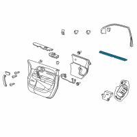 OEM 2013 Buick Enclave Belt Weatherstrip Diagram - 10372808