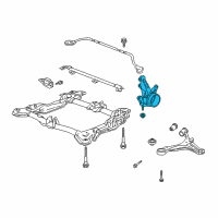 OEM 2005 Acura RSX Knuckle, Right Front Diagram - 51210-S6M-A00