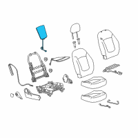 OEM 2020 Chevrolet Spark Seat Back Heater Diagram - 42625206