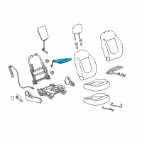 OEM 2018 Chevrolet Spark Seat Cushion Heater Diagram - 42625205