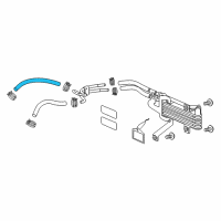 OEM Acura Hose (295MM) (ATF) Diagram - 25214-RL0-007