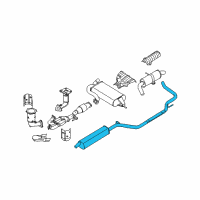 OEM 2008 Nissan Quest Pre-MUFFLER Diagram - 20300-ZF80A