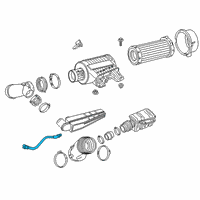 OEM 2017 Chevrolet Express 2500 PCV Tube Diagram - 12610077