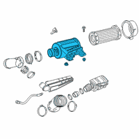OEM 2017 Chevrolet Express 3500 Air Cleaner Diagram - 84392890