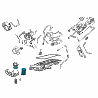 OEM BMW 750Li Oil Filter Diagram - 11-42-7-542-021