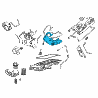 OEM 2007 BMW 750i Engine Oil Pan Diagram - 11-13-7-546-655