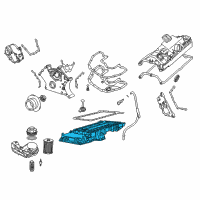 OEM 2003 BMW 745Li Upper Oil Pan Diagram - 11-13-7-519-491