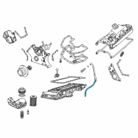 OEM 2002 BMW 745i Guide Tube Diagram - 11-43-7-533-980