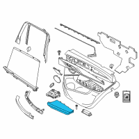 OEM 2020 BMW X3 ARMREST, LEFT Diagram - 51-41-5-A36-965