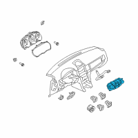 OEM Lincoln Dash Control Unit Diagram - AH6Z-19980-C