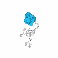 OEM 2010 Nissan Xterra Anti Skid Actuator Assembly Diagram - 47660-ZL10D