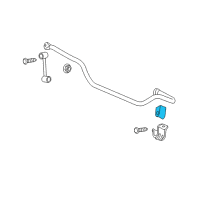 OEM 2007 Jeep Grand Cherokee BUSHING-STABILIZER Bar Diagram - 52089465AF