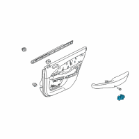 OEM Acura TL Switch Assembly, Power Window Sub (Chamois Gray No. 3) Diagram - 35760-S3V-A01ZA