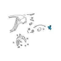 OEM Acura Actuator Assembly, Fuel Lid Diagram - 74700-TK4-A01