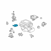 OEM Honda Ridgeline Bracket, Engine Side Mounting Diagram - 50620-SJC-A00